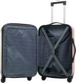 Travelers Club Midtown Hardside 4-Piece Luggage Travel Set, Tan - Image 4